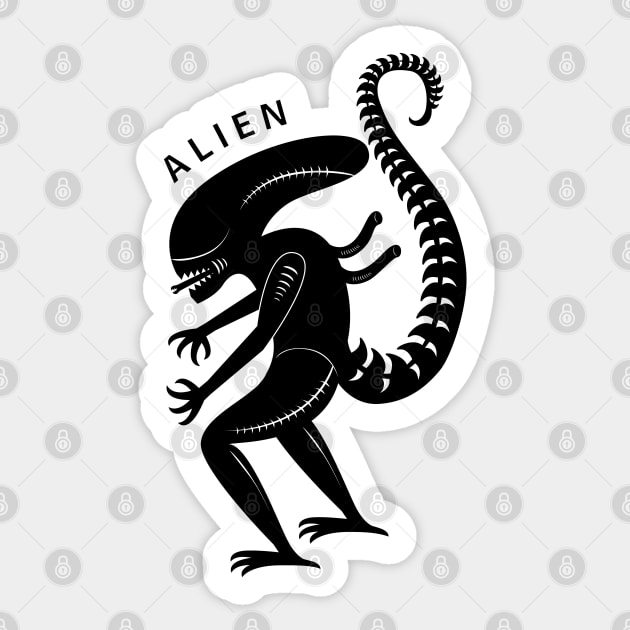 Alien Sticker by tjasarome